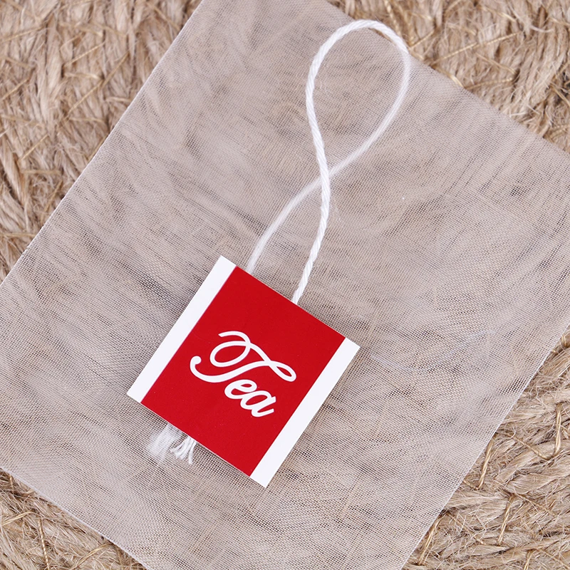 Tea Bag Infuser With String Heal Seal 7 x 6cm Sachet Filter Paper 100Pcs disposable tea bags disposable tea filter bags