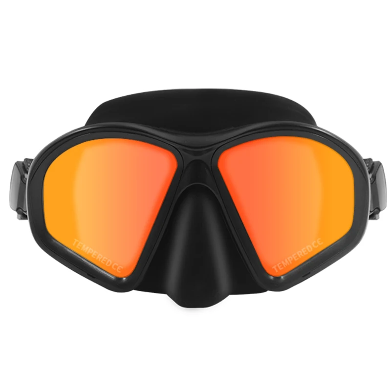 Premium Quality Low Volume Freediving Mask-Teenager Silicone Swimming Mask Mirrored Lens Scuba Dive Glasses snorkeling diving mask diving mask diving goggles