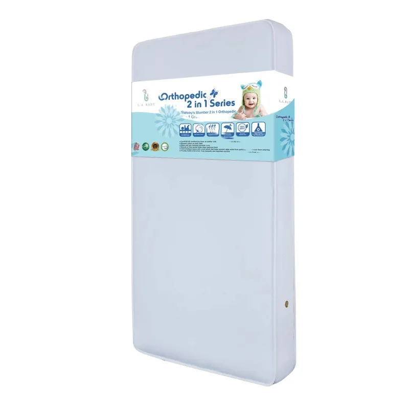 

2-in-1 Orthopedic Dual Sided Premier Crib & Toddler Foam Mattress