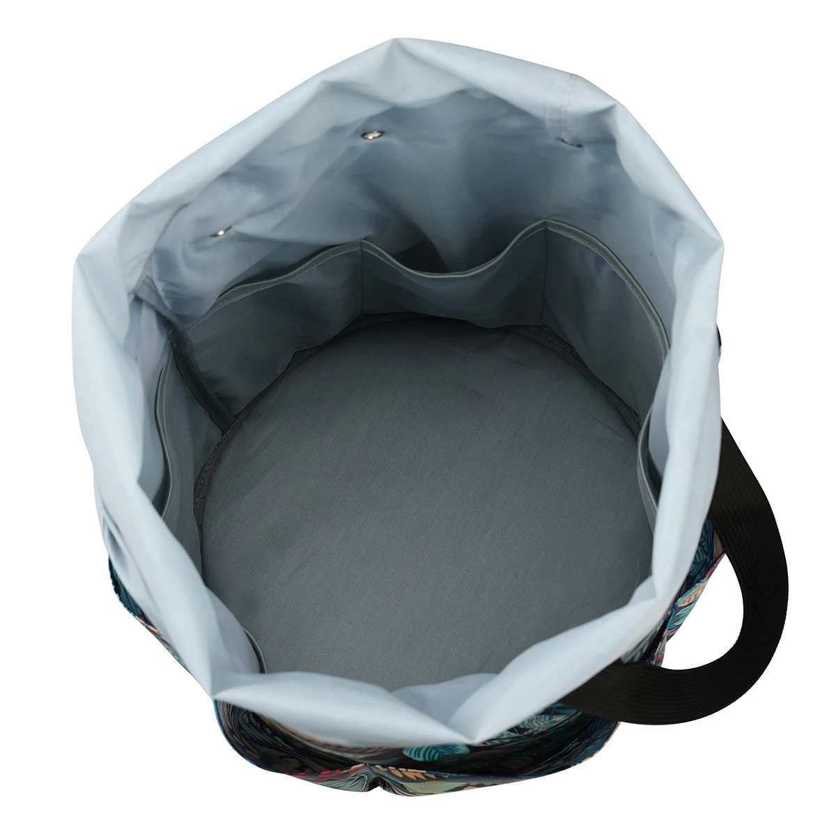 Waterproof Yarn Storage Bag With Maple Leaves Travel Organize Storage Bags Round Knitted Wool Bag yarn storage bag yarn storage organizer