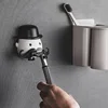 1PC Home creativity free beard razor rack wall mounted suction cup bathroom razor rack storage hooks 4