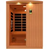 Saunas, 3 Person Capacity Ultra Low EMF Infrared Therapy Home Sauna Box with Bluetooth, Roof Vent, and LED Control Panel 1