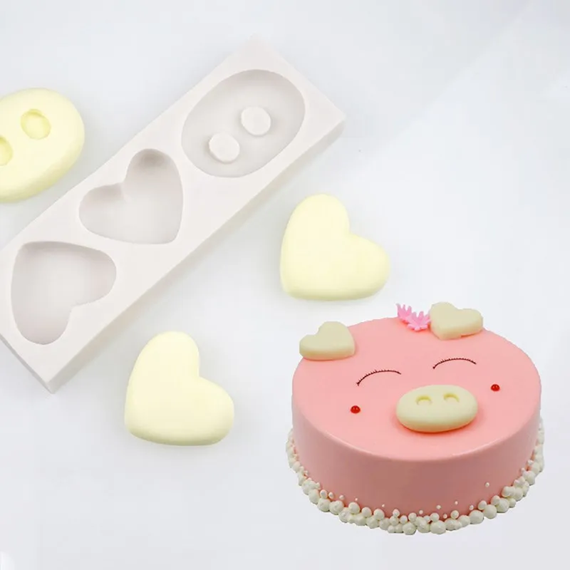 

Любовь свинка нос комбинация жидкий силикон форма искусственный шоколад десерт украшение кухонные аксессуары для выпечки Инструменты