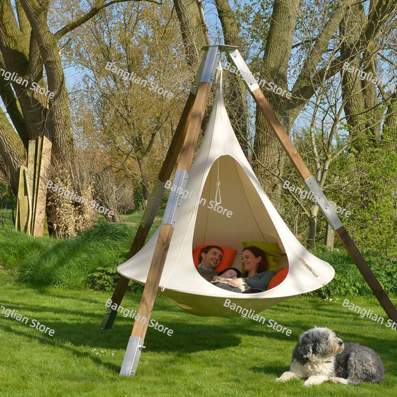 

Lighten Up Patio Furniture Tent Hanging Chair Cocoon Swing Teepee-Tree Hamaca Outdoor Hammock Silkworm