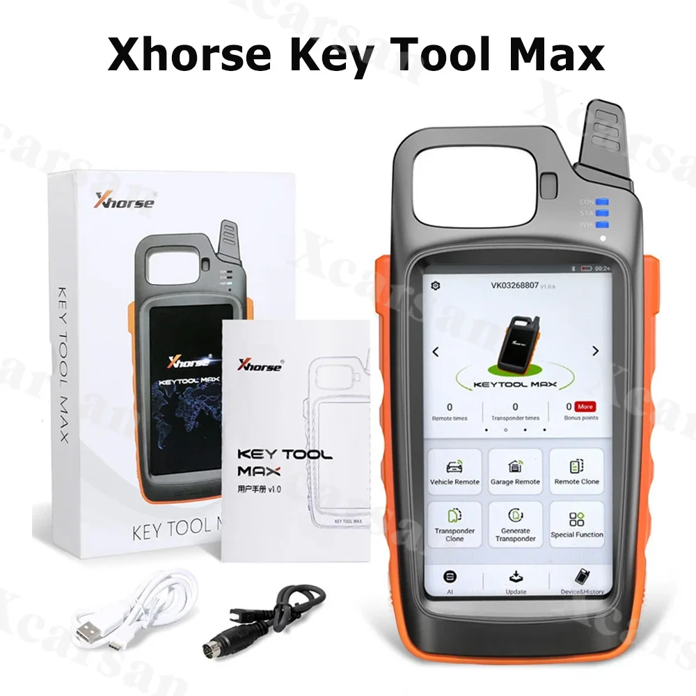 

Ключевой Инструмент V1.5.1 Xhorse VVDI, макс. программатор с поддержкой соединения с Bluetooth, генератор транспондера, удаленное клонирование обслуживания