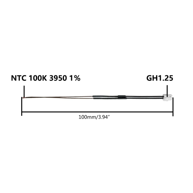 Bambu Lab X1 X1C Carbon X1-Carbon용 300℃ 서미스터 NTC 100K 가열 시트