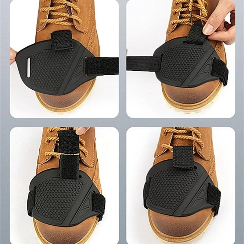 1pc Motorcycle Gear Shift Pad Adjustable Shoe Cover Lightweight Motorcycle Boot Protector Riding Motor For Yamaha Kawasaki Honda