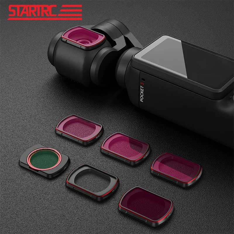 

STARTRC For DJI Pocket 3 ND Filter Set Lens Filter CPL ND16 ND8 ND32 ND64 ND256 Filters OSMO Pocket 3 Sport Camera Accessories