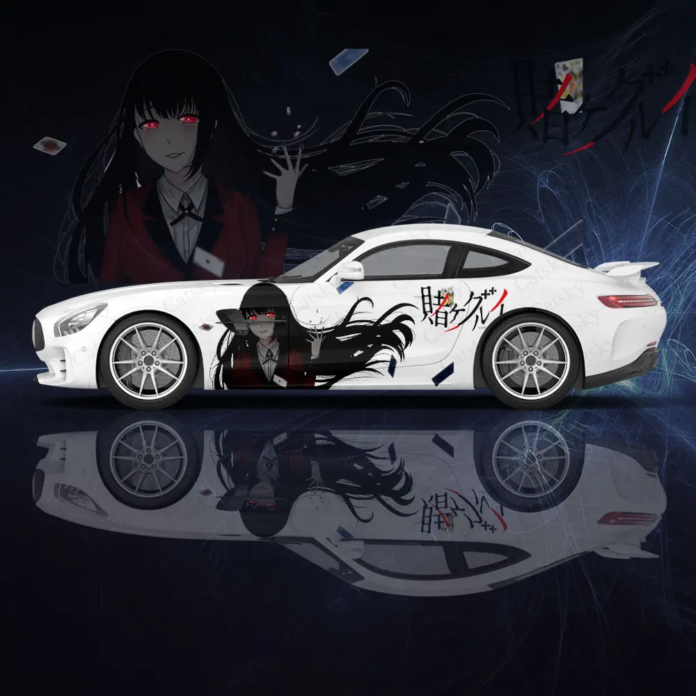 

Yumeko Jabami Kawaii аниме девушка 2 шт. Автомобильная наклейка универсальная большая автомобильная наклейка для автомобиля Наклейка Наклейки