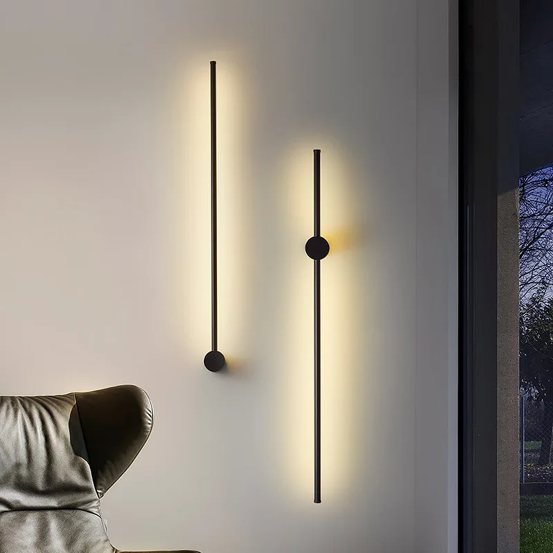 Rotatable Wall Lamp LED Nordic Wall Decor Lights for Bedroom Living Room Decors Sconces Simple Home Decorations Strip Lighting image_2