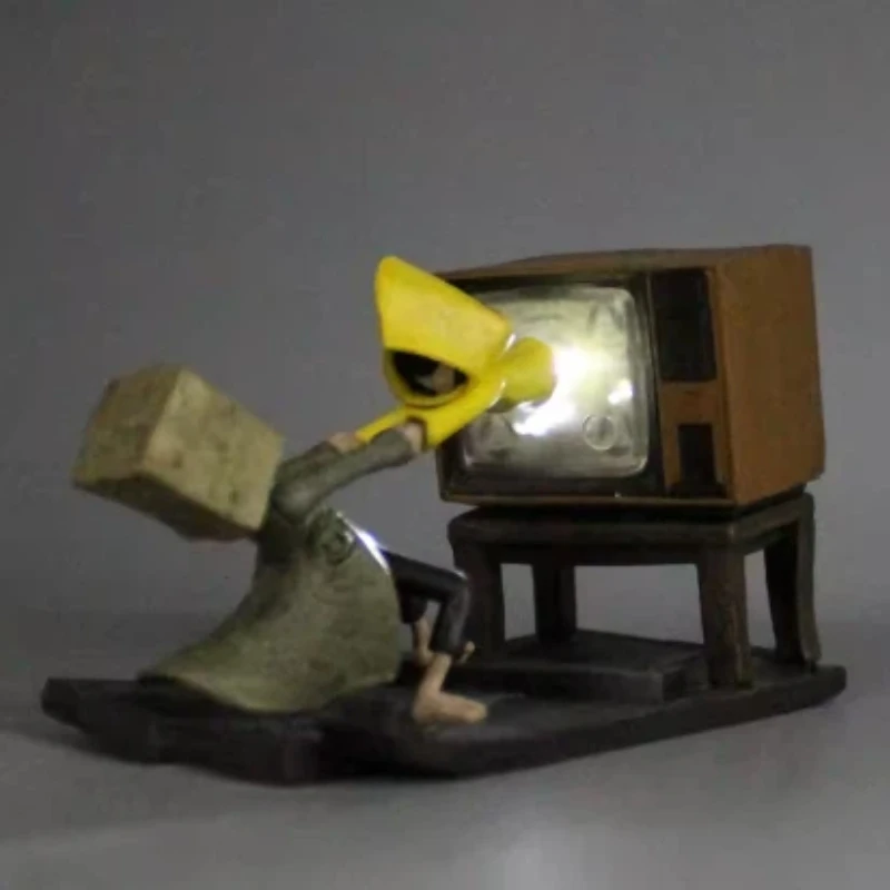Little Nightmares II Anime Spiel Figur Sechs Mono Action Figur Modell Spielzeug Cartoon Charakter Ornament Sammlung Halloween Geschenke