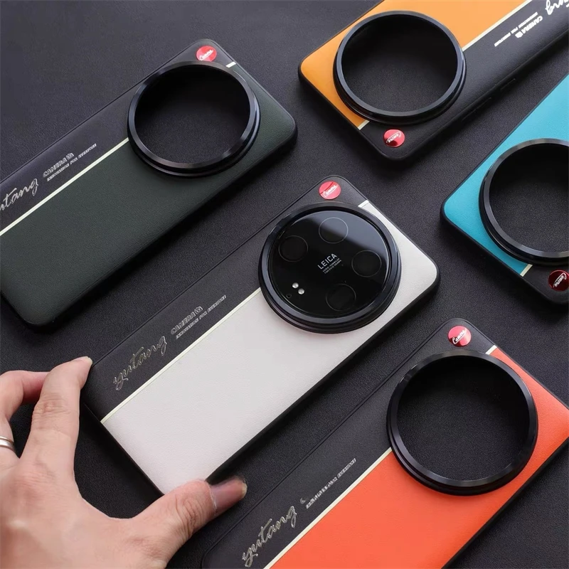 Fluorescent Skin Texture Luxury Shockproof Bumper Case with Double Color Design