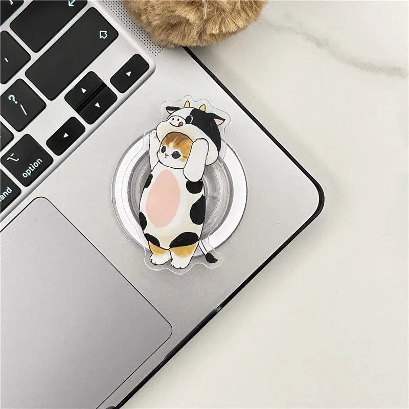 Cute Cat Magnetic Phone Grip Stand For Iphone Magsafe Compatible_voghion.com