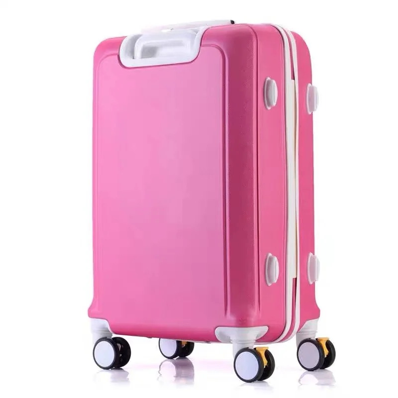 ABS+PC luggage set travel suitcase on wheels Trolley luggage carry on cabin suitcase Women bag Rolling spinner wheel travel bag pull bar suitcase