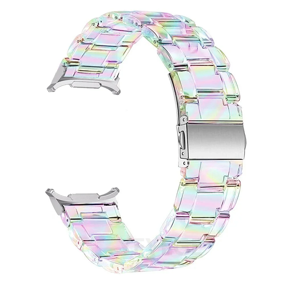 Elegant Clear Resin Watch Bracelet - Premium Strap Accessory