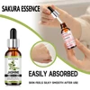 Sakura Skincare Set Korean Face Serum Essence Cream Anti-Aging Wrinkle Moisturize Fade Dark Circles Cosmetics Skin Care Set 5