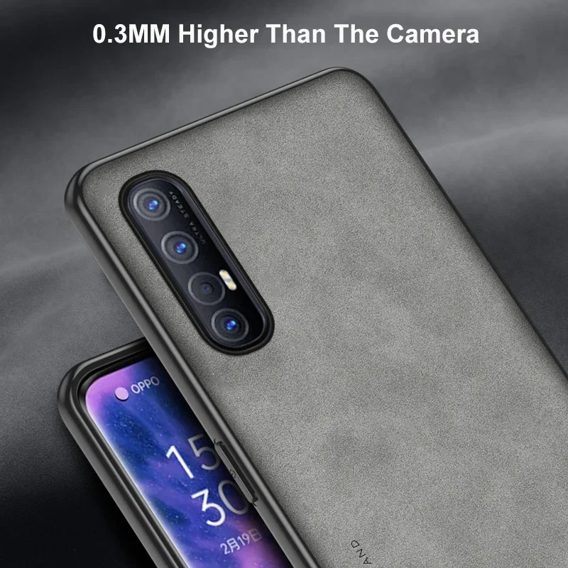 Luxury PU Leather Matte Silicone Phone Case