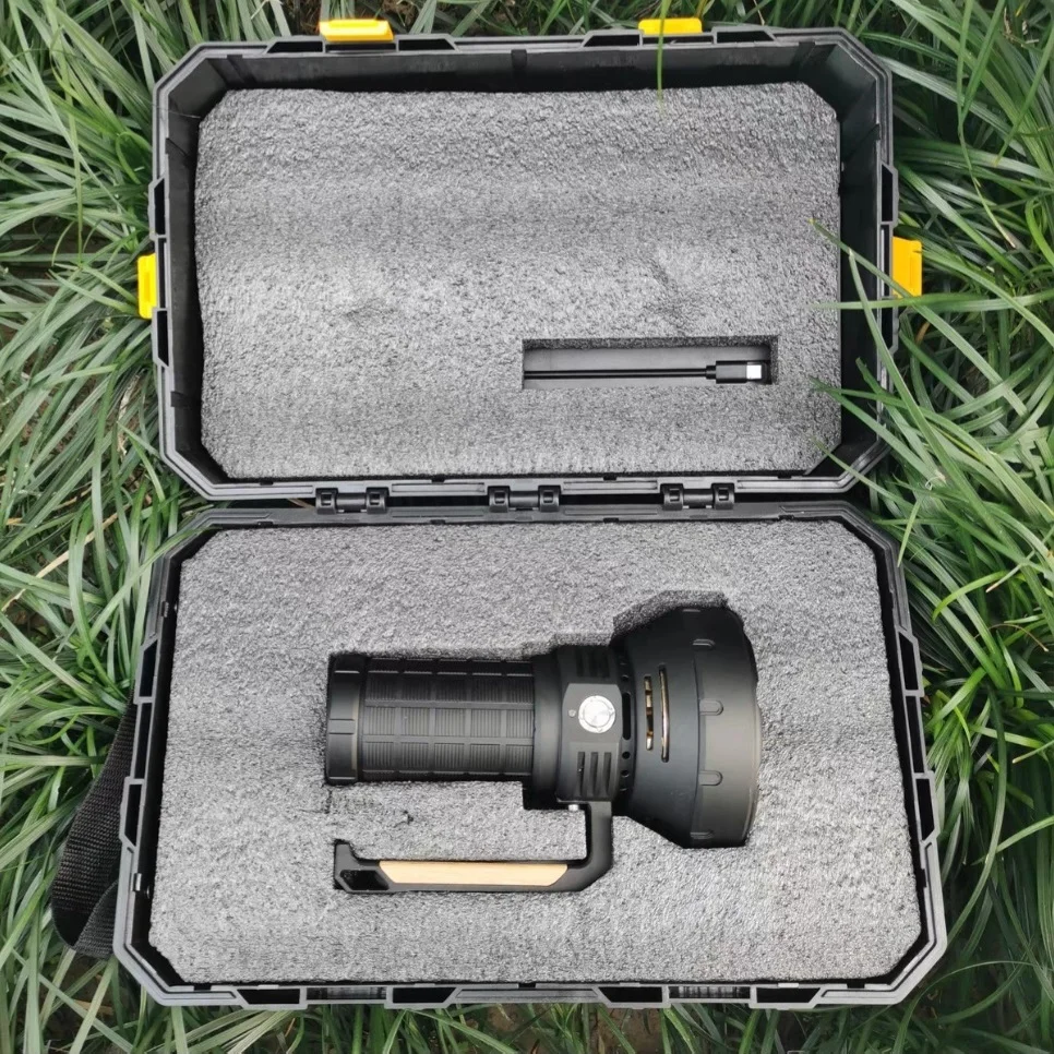 Rechargeable Aluminum Alloy Tactical Flashlight for Hiking Camping