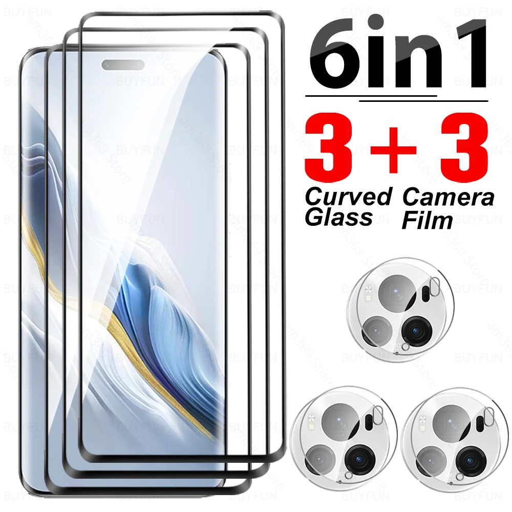 Pellicola Per Obiettivo Della Fotocamera 6 In1 Per Honor Magic6 Pro 5G Custodia In Vetro Temperato Per Honor Magic6 Lite 6 Lite Magic 6 5G Proteggi Sc