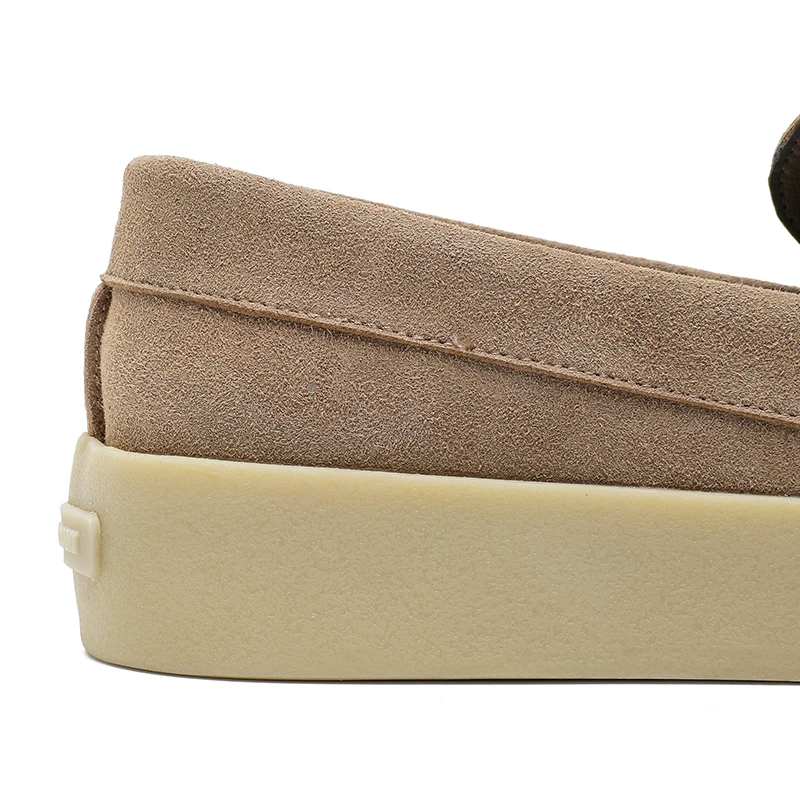 Sommer Neue Männer Casual Schuhe Atmungsaktive Wildleder Mann Loafer Slip auf Fahren Schuhe Luxus Marke Komfortable Business Schuhe Mokassins – Detail 10