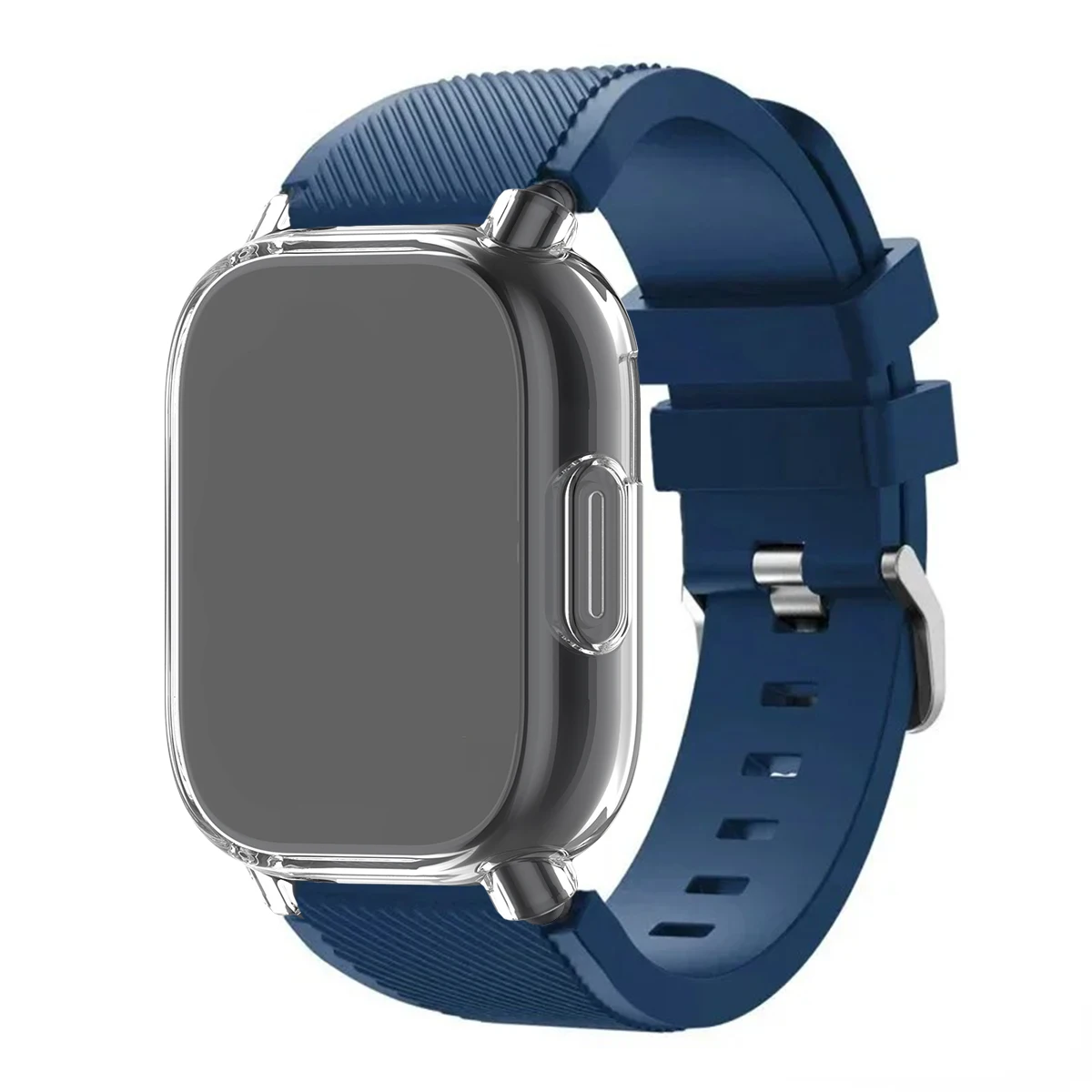 Enhanced Protective Case with Silicone Sport Strap - Full Cover Screen TPU Soft Shell and Breathable Band