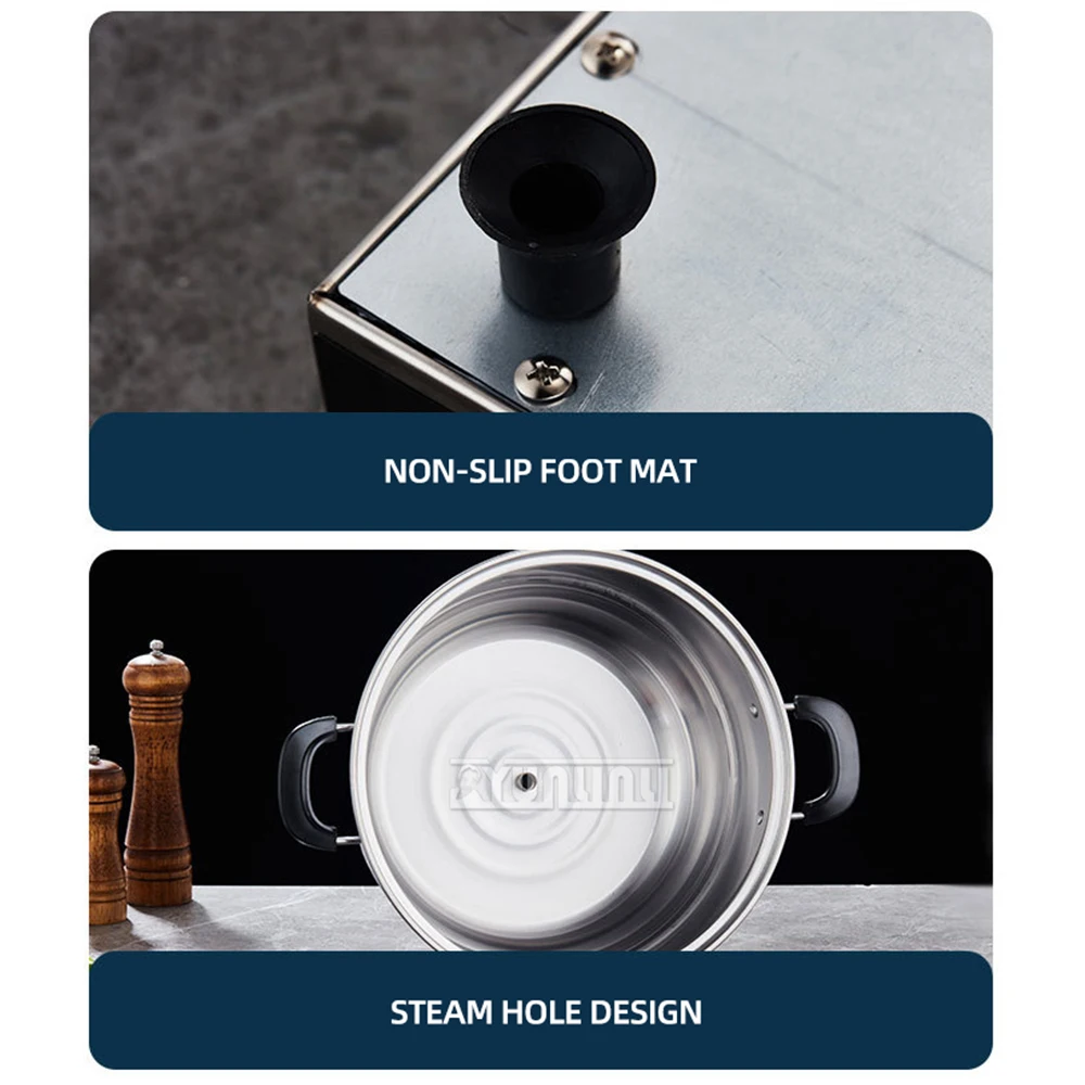 Multifunctional Electric Steamer Household Steam Hot Pot Steamed bun stove with Timed adjustment 5