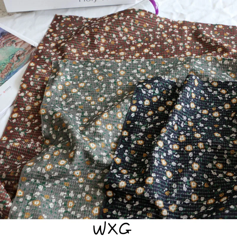 

Осенняя мягкая темная картина маслом Яйцо цветок печатная текстура бархатная модная ткань сделай сам