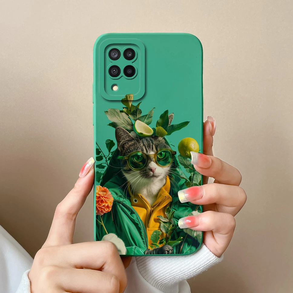 Cute Creative Style Soft Liquid Silicone Shockproof Anti-Slip Phone Case