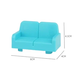 Deluxe Playhouse Building Set with Furniture and Accessories (Soft Sofa)