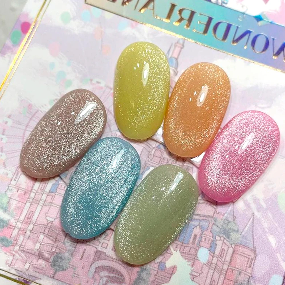 KODIES GEL Cat Eye Top Coat Gelpolish Diamond Sparkle Glitter Gel Nail Polish Magnetic Semi Permanent UV Manicure Nails Enamels 2