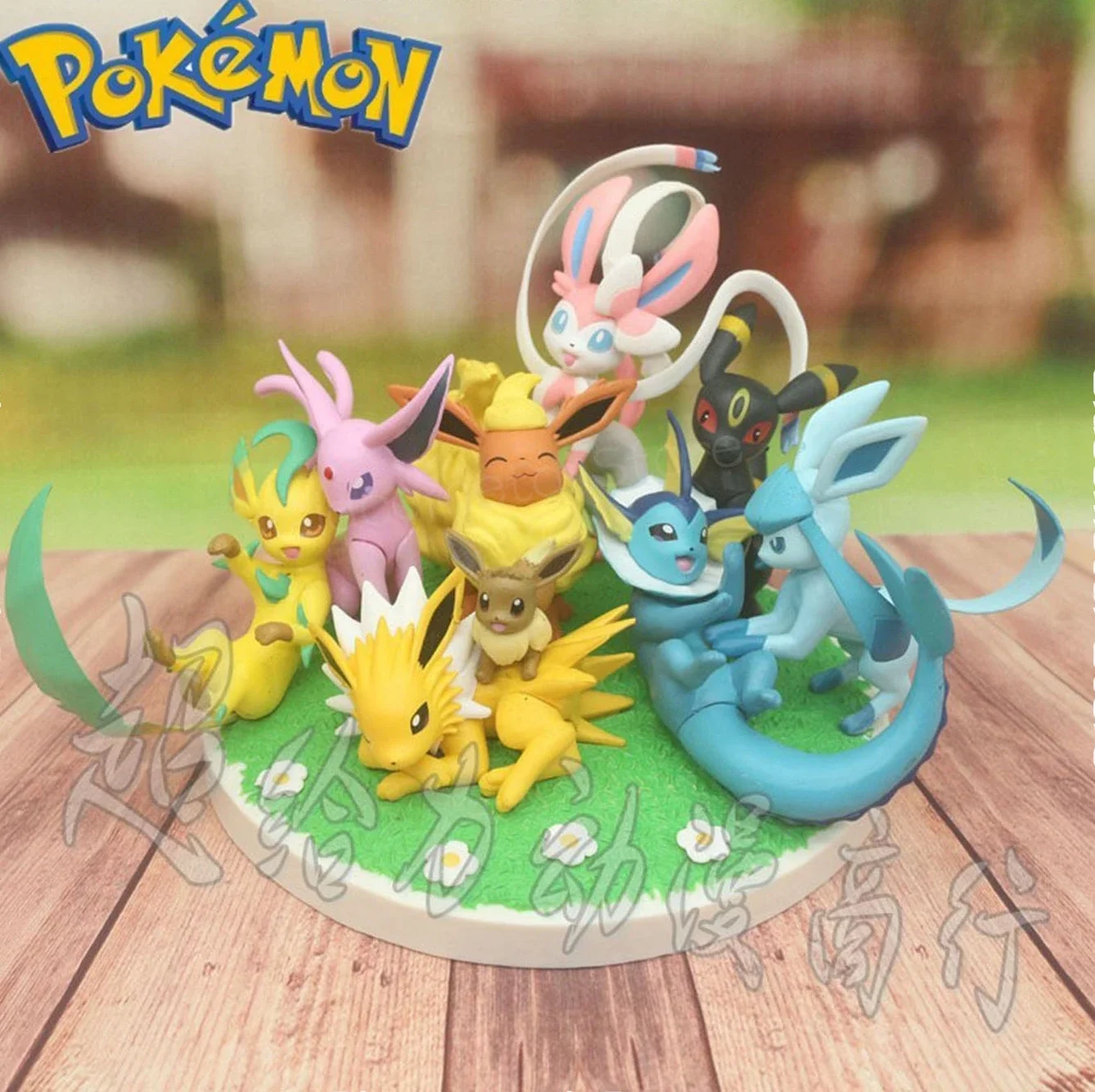 

New Anime Pokemon Figurine 9pcs Figures Eevee Glaceon Sylveon Eeveelution Pvc Room Decorations Toy Collection For Birthday Gift