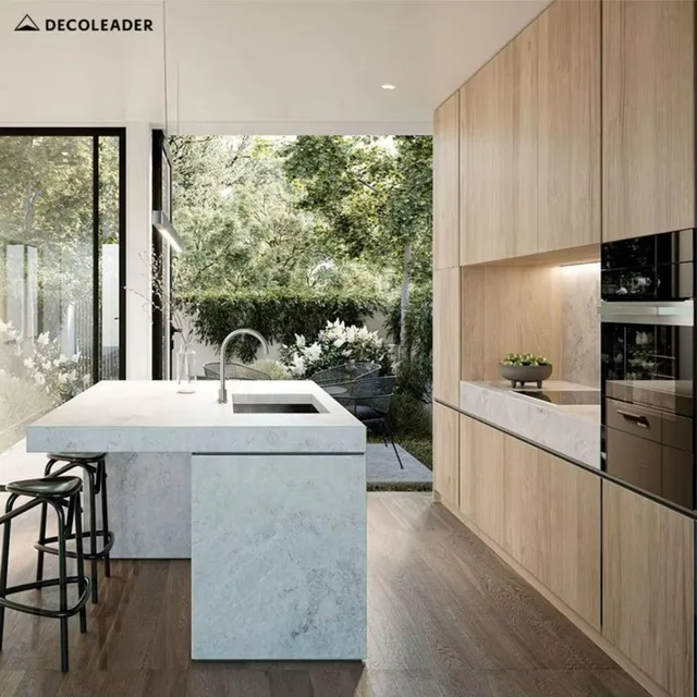 ผู้ผลิตจีนรับผลิตเฟอร์นิเจอร์ครัวตามสั่ง ตู้ครัวลามิเนต HPL 1 ผู้ผลิตจีนรับผลิตเฟอร์นิเจอร์ครัวตามสั่ง ตู้ครัวลามิเนต HPL 1