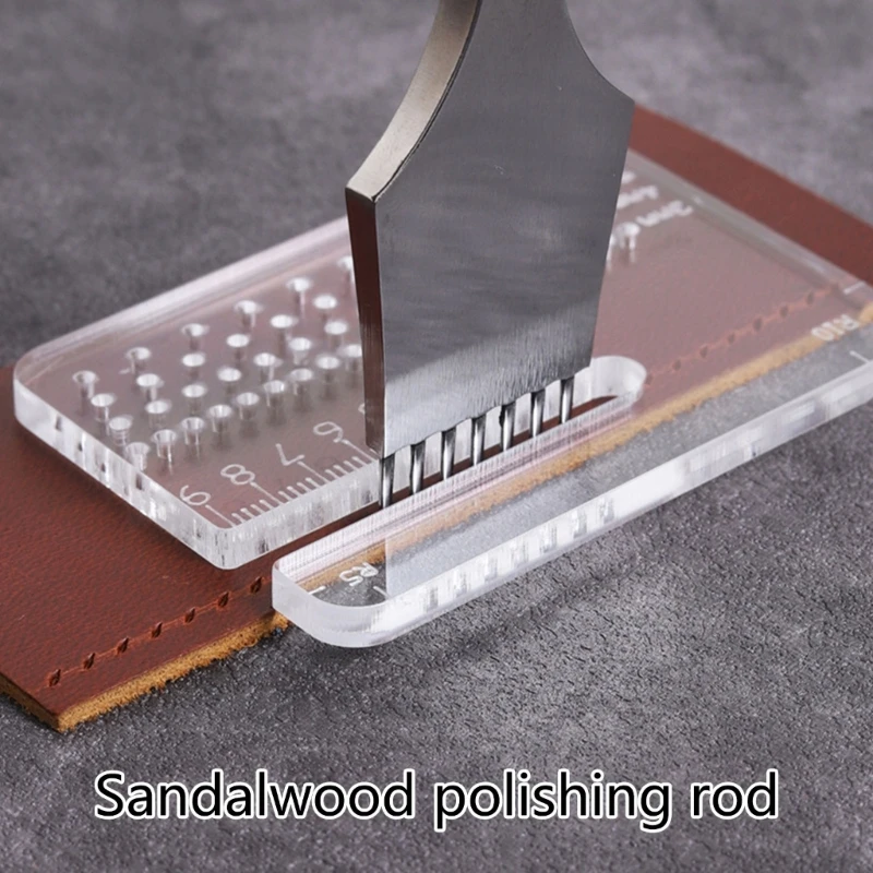 Leather Stitching Aid Plate Leather Punching Tool Work Tool