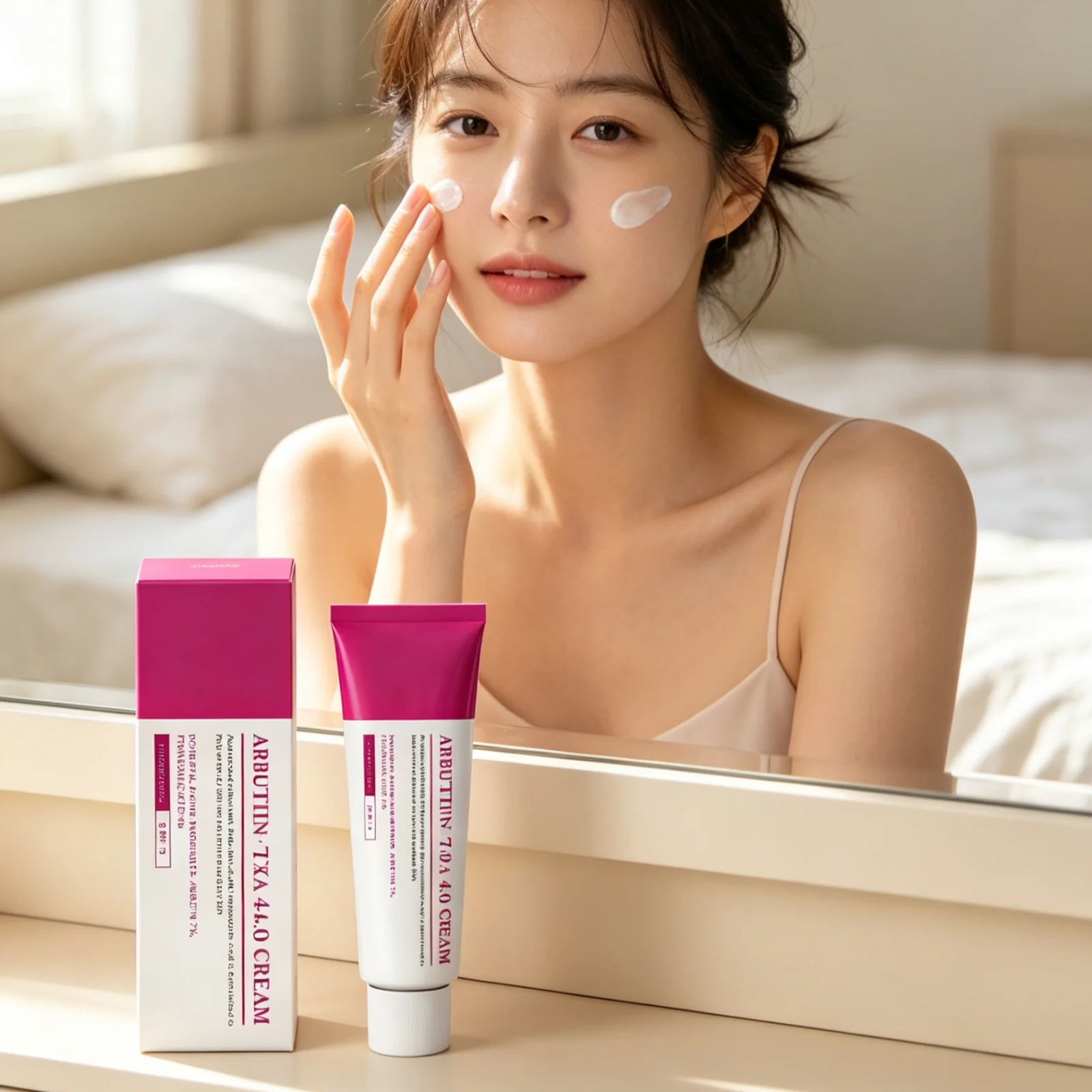 Arbutin Txa Cream Skin Brightening Soothing Even Skin Tone Non Greasy Long Lasting Moisturizing Nourishing Skin Firming Cream