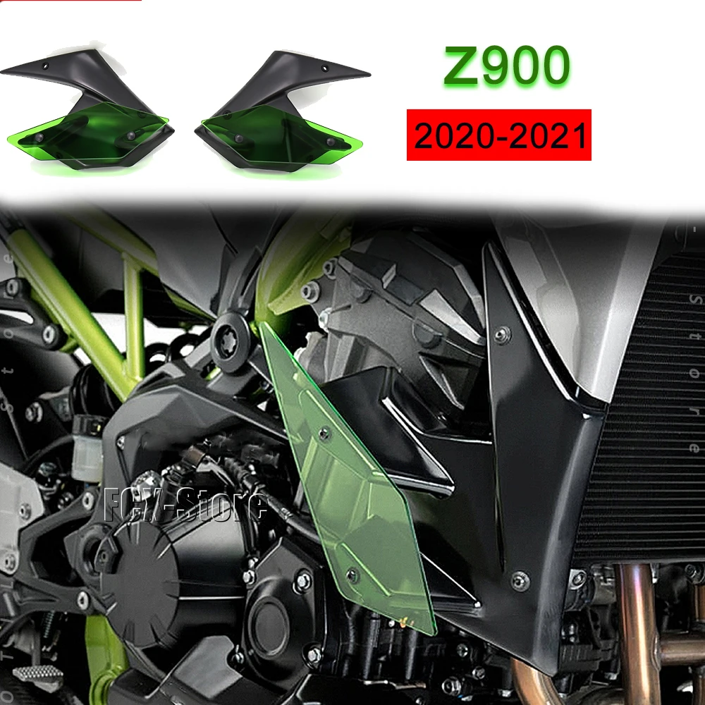 

For Kawasaki Z900 Z 900 Side Downforce Naked Spoilers Winglet Fixed Wing Fairing 2017-2021 2020 2019 2018 NEW Motorcycle Parts