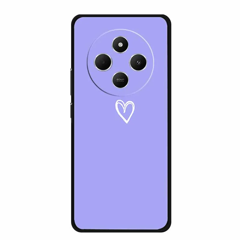 Sleek Black Silicone Shockproof Phone Case - Soft Protective Back Cover