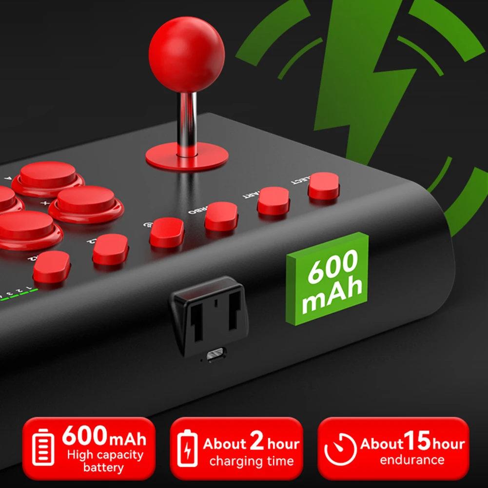 4K HD Arcade Video Game Console 360° Control Game Stick with
