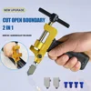2 in 1 Glass Ceramic Tile Cutter with Knife Wheel Diamond Glass Cutter Breaking Pliers Manual Tile Glass Cutting Tool Hand Tools 2