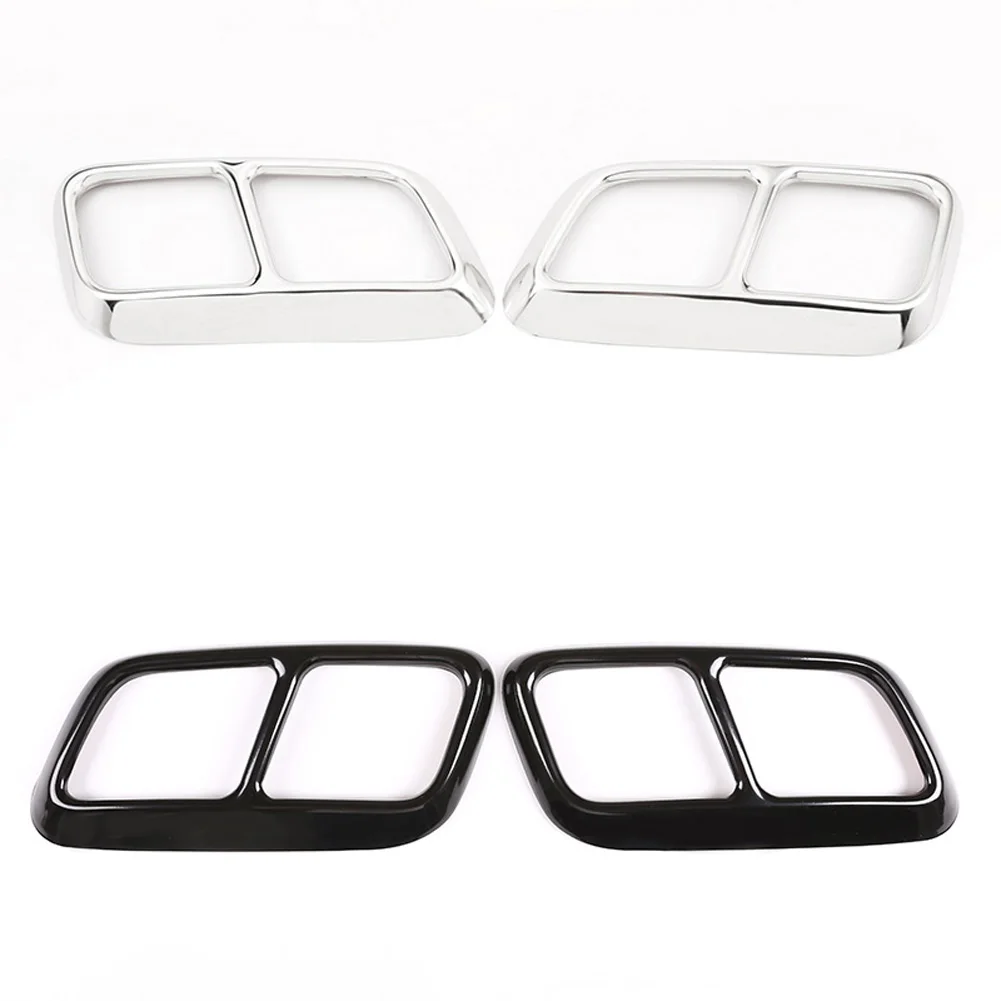 

Stainless Steel Car Styling Accessories Exhaust Pipe Cover Trim For Land Rover Range Rover Sport RR Sport L494 2018 2019 2020