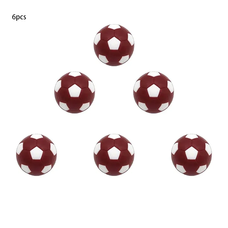 Deep red 6pcs