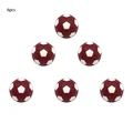 Deep red 6pcs