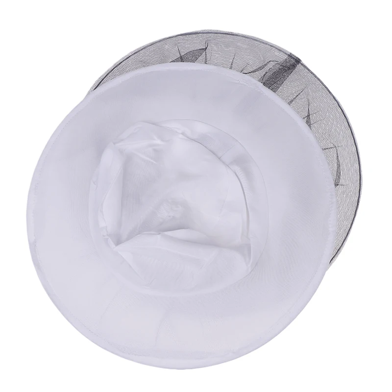 Beekeeping Tools 1pc BeeKeeping Protective Bee Hat Anti Bee White Hat-Veil Combo Hat Bug Mesh Mask Beekeeping Protection Beekeeper
