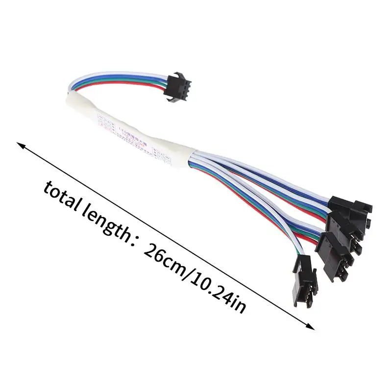 3Pin/4Pin Mini TTL LED Signal Amplifier Repeater Controller 1 to 4/8 Channels for RGB Addressable WS2812B SK6812 LED Strip