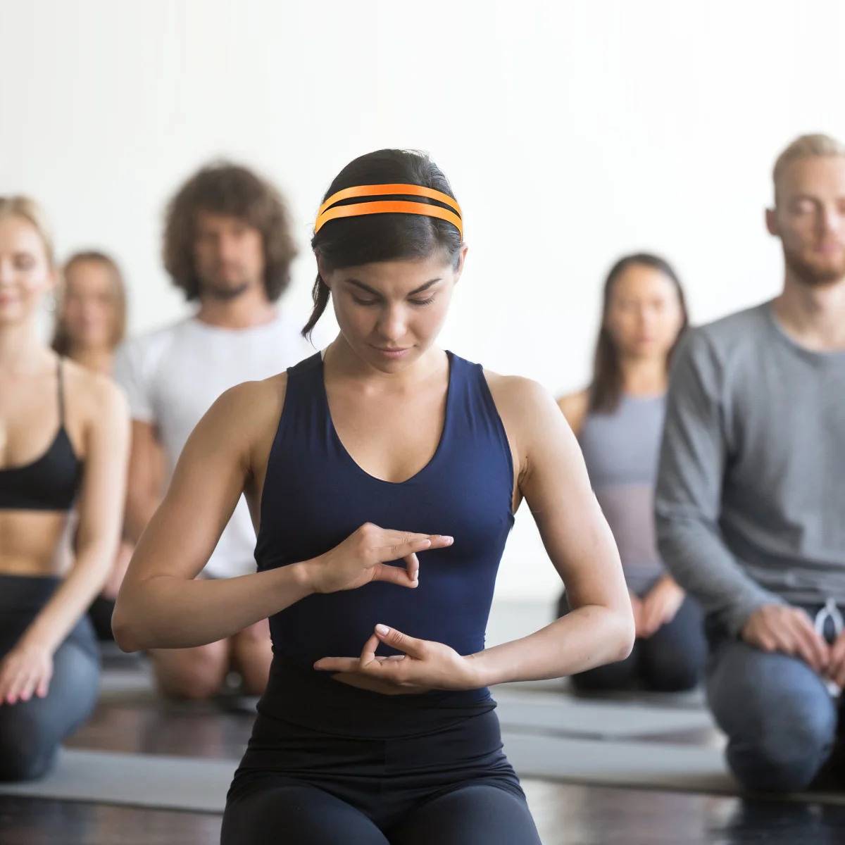 

4 Pcs Double Non-slip Sports Headband Hair Tie Accessories Elastic Yoga