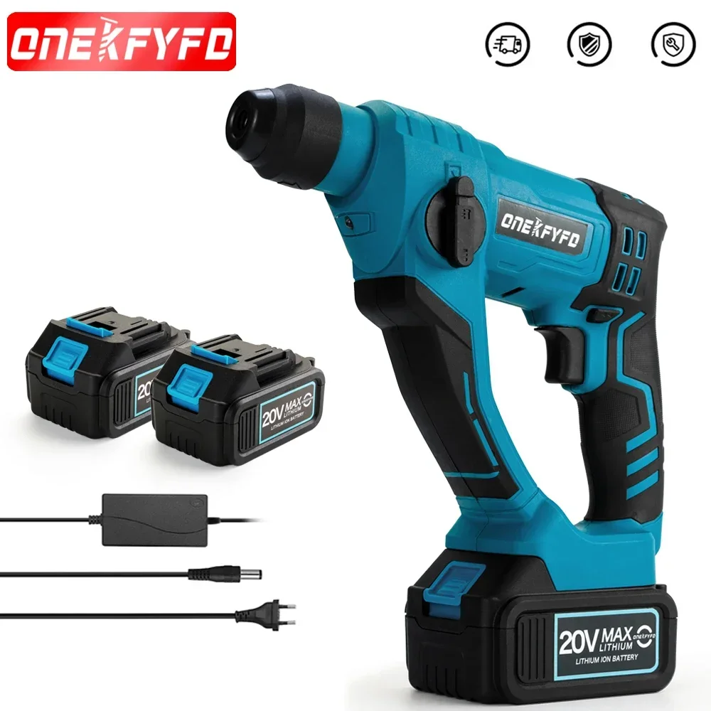 

2in1 Cordless Electric Drill Rotary Hammer Drill Demolition Rechargeable Hammer Power Tool For Makita 18V Battery