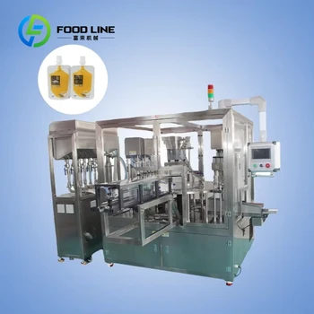 เครื่องบรรจุของเหลวอัตโนมัติขนาด 200 มล. แบบกำหนดขนาดเอง - สำหรับบรรจุภัณฑ์แบบ Doypack และถุงขนาดเล็ก เช่น น้ำผึ้ง น้ำมัน เครื่องดื่ม 1