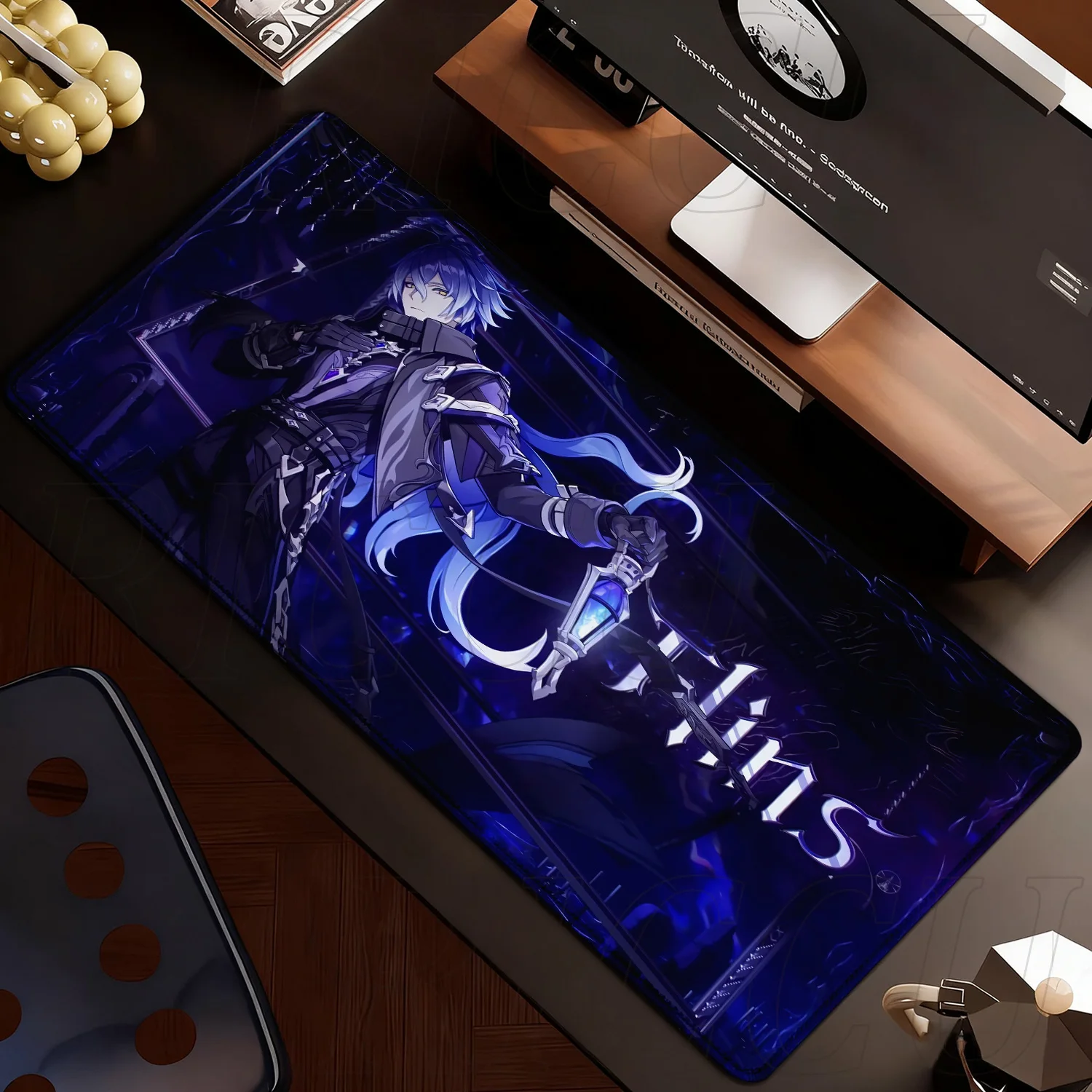Large Genshin Impact Gaming Desk Mat - Extended Mouse Pad and Keyboard Surface