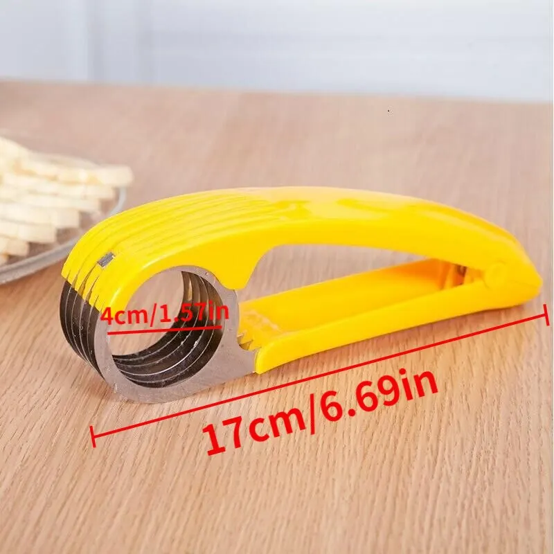 Banana Ham Sausage Cutter Fruit Slicer Household Kitchen Supplies 1Pc banana slicer fruit slicer food slicer