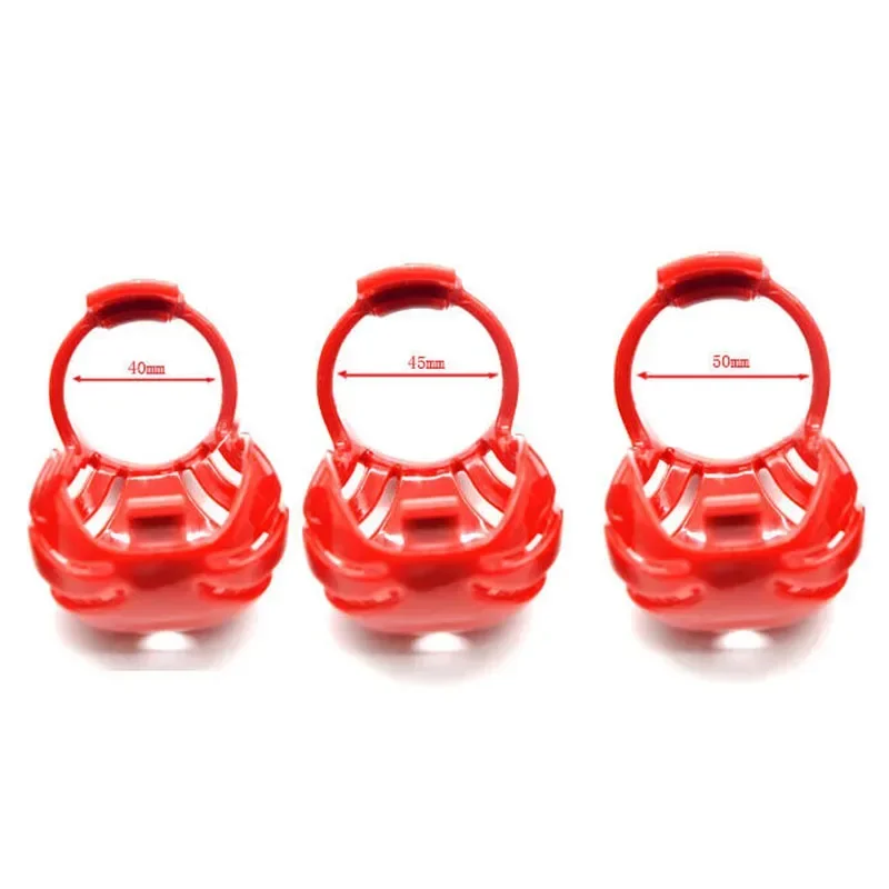 Electrochock Cock Ring Lock Chastity Cage with Shock Tube Scrotum Restrainer E-stim Bdsm Electrochock Men's Intimate Sex Toy