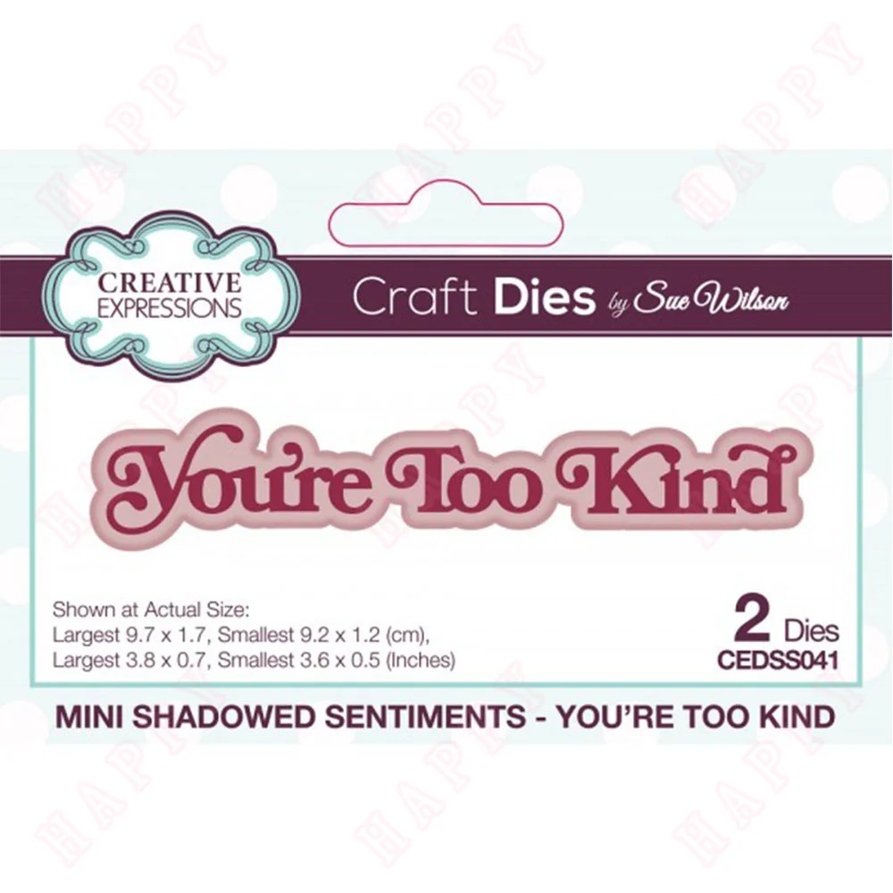 Nuovo Just For You Craft Series Metal Cutting Dies Decorating Scrapbook Fai Da Te Paper Card Album Mold Craft Sei Troppo Gentile Craft Die